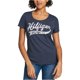 thumbnail image 2 of Tommy Hilfiger - Camiseta con adornos de purpurina para mujer, azul, talla mediana Tommy Hilfiger Camiseta adornada, 2 of 2