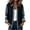 c01Black, variant on Jackets for Women Ribbed Knit Patchwork Denim Jacket Button Down Lapel Long Sleeve Coats Daily Work Travel Outerwear Black XXL