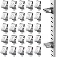 thumbnail image 1 of 50 Pcs Shelf Clips Stainless Steel Cabinet Shelf Pegs Shelf Support Pins Replacement Shelf Clips For Secure And Stable Shelving, 1 of 8