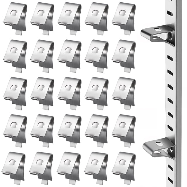 50 Pcs Shelf Clips Stainless Steel Cabinet Shelf Pegs Shelf Support Pins Replacement Shelf Clips For Secure And Stable Shelving