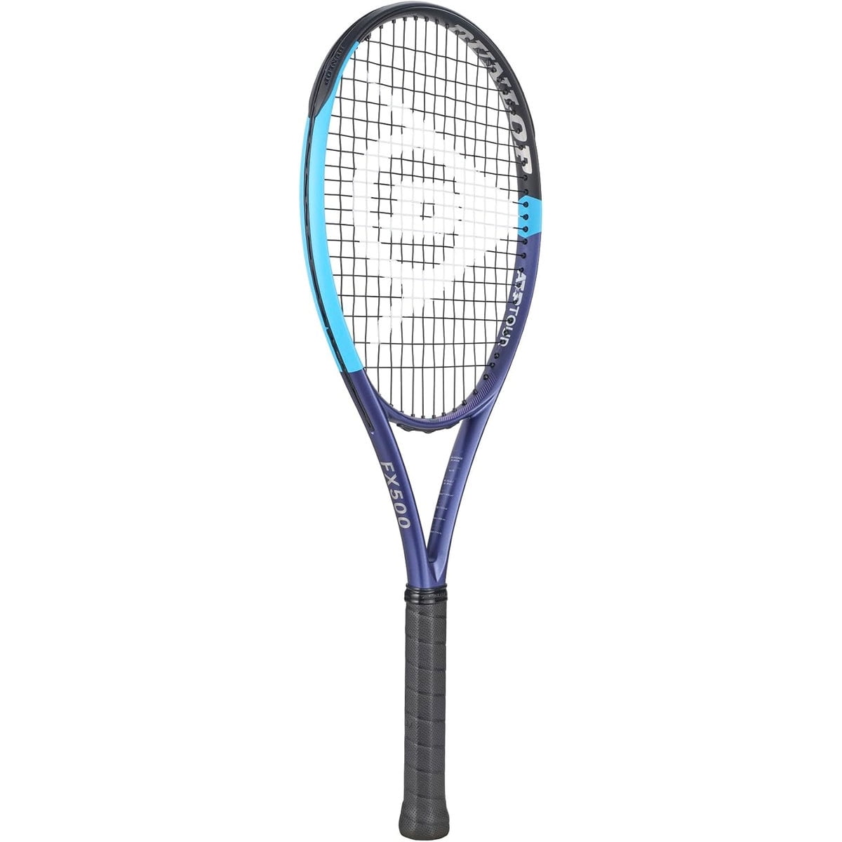 Dunlop FX500 Power Tennis Racquet, Blue/Purple (4 1/8" Grip)