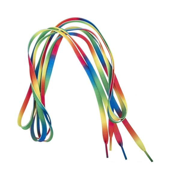 OFFIGAM Thin Shoe Laces Assorted Color 1 Pair Fashion Show Personality General Users Sports