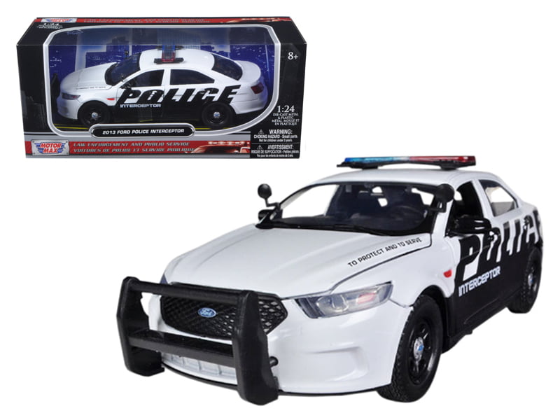 Ford Interceptor Police Polizei Limousine 2013 1//24 Motormax Modell Auto mit ode