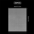 thumbnail image 3 of 20 Sheets Plastic Canvas, 13x10.2Inch 7CT Transparent Mesh Canvas for Embroidery, 3 of 7