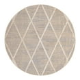 thumbnail image 2 of Rugs.Com Starlight Collection Transitional Lattice Round Rug ‚Äì Beige 7' X 7' Rug Perfect For Dining Rooms, Breakfast Nooks, Kitchens And More, 2 of 6
