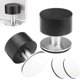 thumbnail image 1 of 2 Pieces Wall Door Stopper, Stainless Steel Door Stop, Adhesive Wall Door Stopper, Door Stops with Shockproof Rubber, for Kitchen, Bedroom, Office (Wh, 1 of 5