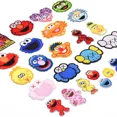 thumbnail image 5 of Parches de Anime Barrio Sésamo, MONSTRUO DE LAS GALLETAS, ELMO, BIG BIRD, parches de dibujos animados para planchar, parches bordados baratos para ropa de niños, 5 of 5