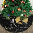 thumbnail image 3 of Falda para árbol de Navidad de Pesadilla antes de Navidad, suave y divertida, decoración navideña de granja con cuello para árbol de Navidad de 36", 3 of 4
