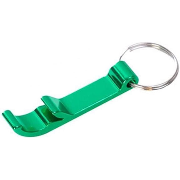Bar Tools Drinkware Portable Beer Bottle Opener Keychain Pocket Aluminum Beer Bottle Opener Canned Wedding Party Gift Key Ring (Color : Green)