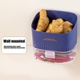 thumbnail image 4 of Glacier Pattern Storage Box, Plastic Organizer Basket with Handle, for Bathroom Countertops, Kitchen Pantry, and Workspace Desktops, Ginger and Garlic Storage Container, by FAJHHA, 4 of 8