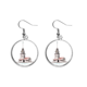 thumbnail image 1 of Torre de la doncella en Estambul, Turquía Pendientes pendientes de plata colgantes joyas señora Unbranded M, 1 of 3