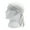 White, variant on JANGSLNG Solid Color Breathable Motorcycle Wrap Biker Hat Unisex Headscarf Bandana Cap