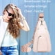 thumbnail image 5 of Bolso Bandolera para Mujer Bolso Bandolera Boho, Bolso Bandolera, Bolsillo en el Pecho con Correa Ancha para Mujer, Bolso Bandolera pequeño de Piel con Cremallera y Correa para el Hombro, para, 5 of 5
