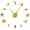 Gold,27inch, variant on Gymnastics Girls Silhouette Acrylic Mirror Sticker DIY Wall Clock Sport Lover Athlete Home Decor Quartz Clock Battery Operated(Silver,27inch)