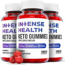 (3 Pack) Intense Health Keto ACV Gummies - Apple Cider Vinegar Supplement for Weight Loss - Energy & Focus Boosting Dietary Supplements for Weight Management & Metabolism - Fat Burn - 180 Gummies