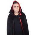 thumbnail image 6 of HPO Adult Men's Reversible Hooded Cape Costume HC-059 (Large, Multi), 6 of 8