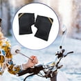 thumbnail image 6 of Motorcycle Handlebar Gloves Thermal Hand Muffs Waterproof PU Leather Plush Lining for Electric Bike Riders Winter, 6 of 8