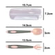 thumbnail image 2 of Sistemas de las bifurcaciones de las cucharas de los utensilios del bebé con el caso seguro del viaje, doblable resistente al calor del apretón fácil, 2 of 5