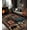 Brown, variant on Rustic Cabin Area Rug 5x7,Machine Washable Lodge Bear Rug,Non-Slip Low Pile Print Pattern Southwestern Rug for Living Room Bedroom
