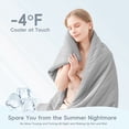 thumbnail image 4 of ROSEKIND Super Cooling Breathable Heat Dissipation Moisture Wicking Summer Throw Blanket, Soft Lightweight Quilt for Hot Sleepers Bedroom All Seasons Throws Blankets,60x90inch., 4 of 8