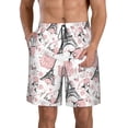 thumbnail image 1 of Fotbe Paris Trajes de Baño Estampados para Hombre, Shorts de Verano de Secado Rápido, Ropa de Playa, Bañadores-3X-Large, 1 of 6