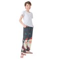 thumbnail image 3 of FORMRS Boys Pajama Pants with Pockets Size 6-8Y Kids Lounge Sleep Bottoms, Blue Christmas Santa, 3 of 8