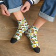 thumbnail image 3 of Sigee Train With Animals for Crew Soft Moisture-wicking Socks ,Cushion Moisture Wicking Boot Socks for Men and Women, 3 of 7