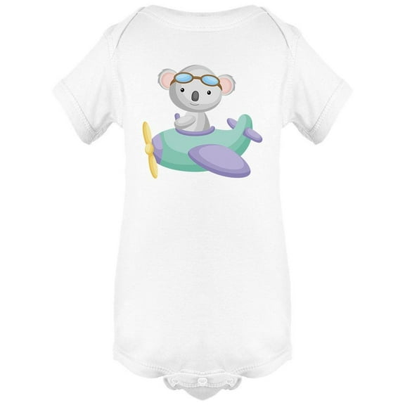 Cute Koala Pilot Bodysuit Infant -Image by Shutterstock, Newborn