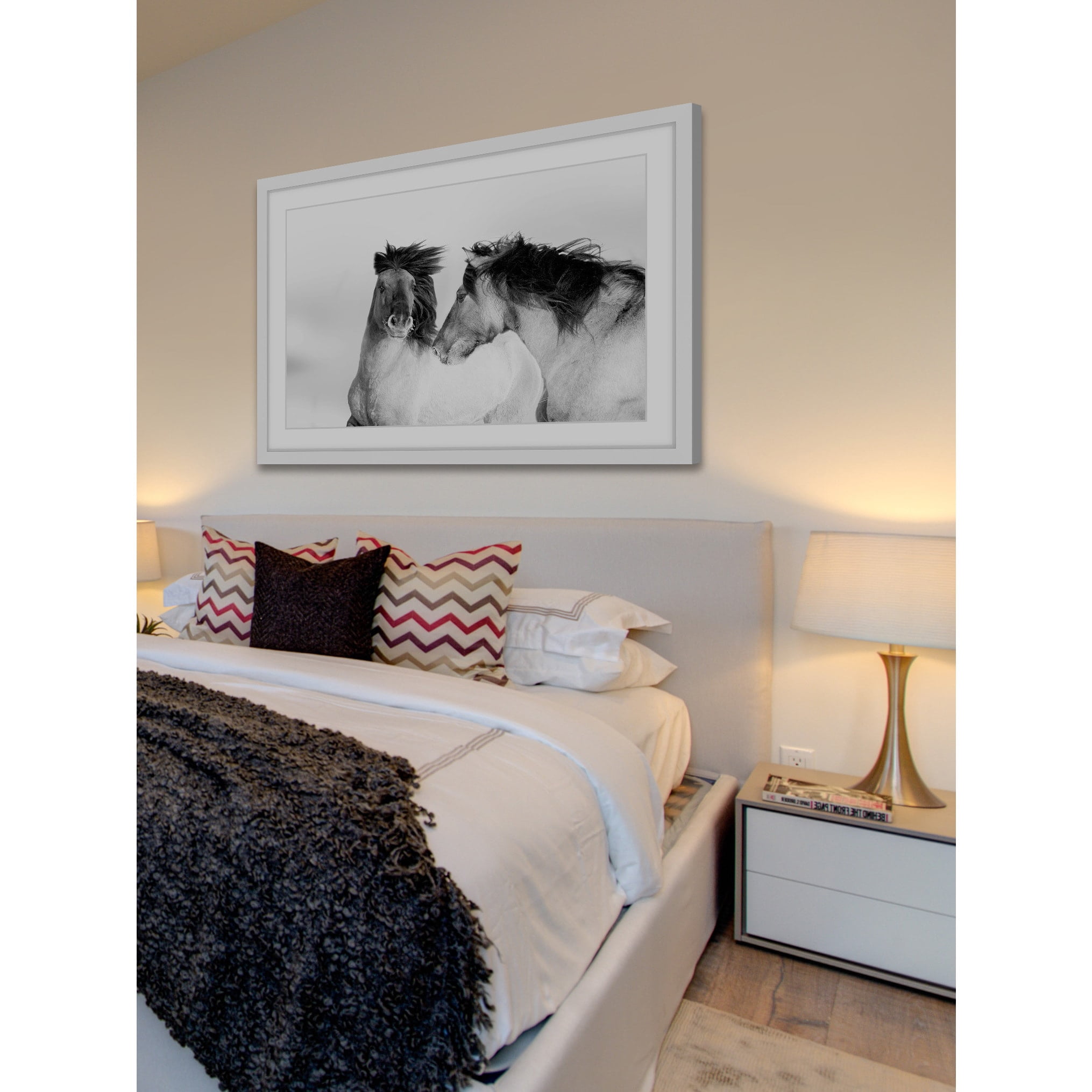 Marmont Hill "Flowing Manes" Framed Painting Print