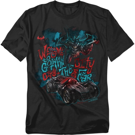 Batman Arkham Knight T-Shirt City of Fear Unisex Graphic Tee For Men & Women