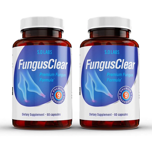 (2 Pack) Fungus Clear Pills 40 Billion CFU Probiotic Supplement
