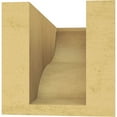 thumbnail image 4 of 4"W x 8"D x 4"H Wide Garner Rough Cedar Woodgrain TimberThane Corbel, Primed Tan, 4 of 6