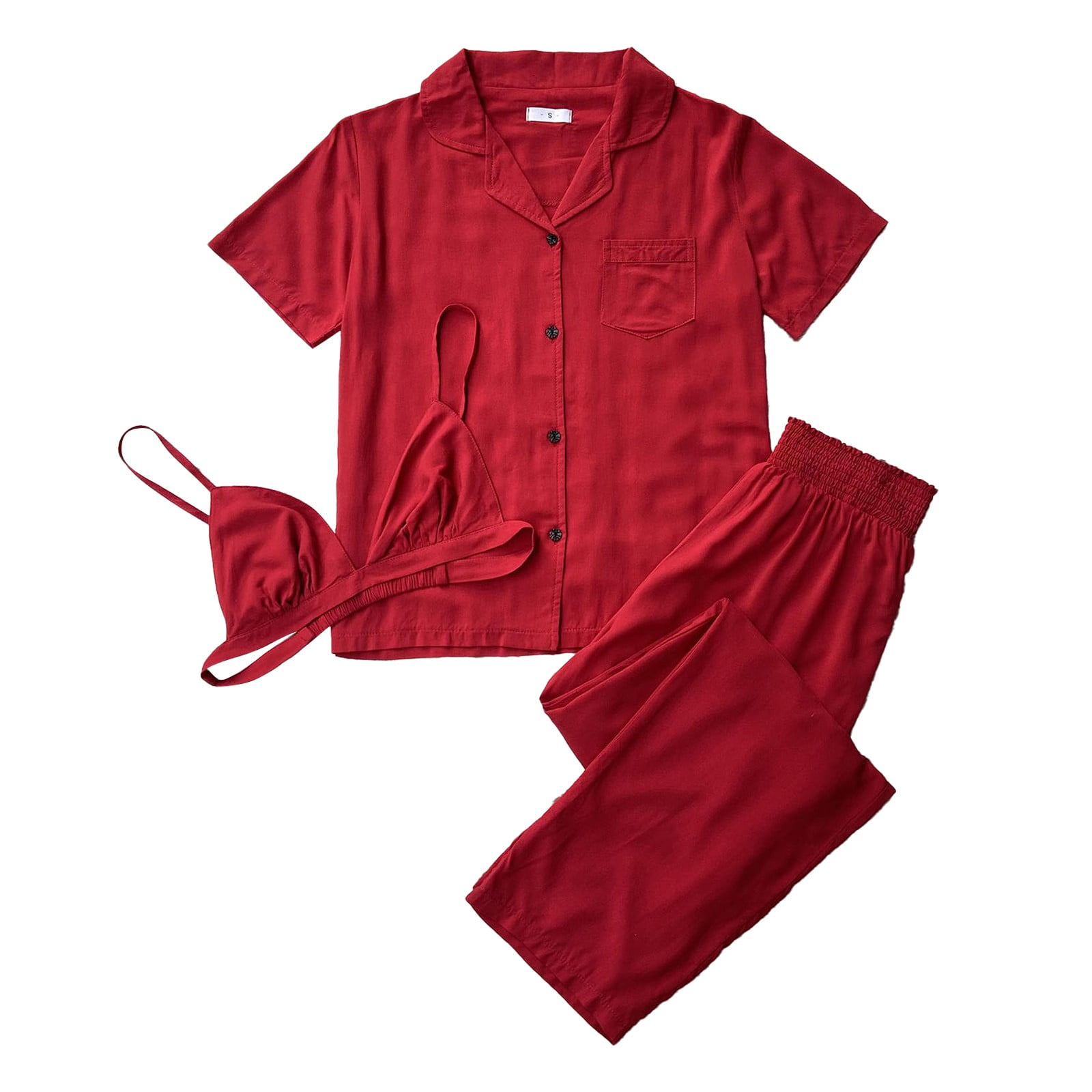 Cami pajama set cotton sale