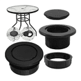 thumbnail image 2 of Patio Table Umbrella Hole Ring Plug Cap Set for Outdoor Parasol Table Hole Cover Insert Pole Stabilizer Parts, 2 of 8