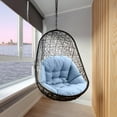 thumbnail image 4 of Outdoor Soft Egg Swing Chair Cushion, Thickened Hanging Basket Seat Pad, High Elasticity PP Cotton for Indoor Outdoor Patio Garden Hammock Chairs, 4 of 5