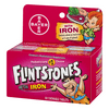 Flintstones with Iron Pediatric Multivitamin Supplement 60 per Bottle Assorted Fruit Flavors