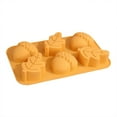 thumbnail image 1 of Molde De Silicona Para Pasteles De Calabaza Con 6 Cavidades Herramienta Versátil Para Hornear Y Hacer Velas Diy Para Uso Doméstico, 1 of 8