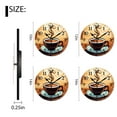 thumbnail image 2 of Personalized Analog Clock Non-Ticking Silent Wall Clocks Battery Operated Clocks with Picture Decorative for Living Room-Coffee Bean Coffee Colorful Design(10inch), 2 of 4