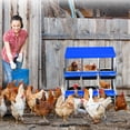 thumbnail image 7 of EuKer Chicken Nesting Boxes, 6-Holes Roll Away Nest Box with Legs and Removable Tray for Hens, Blue, 7 of 7