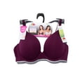 thumbnail image 3 of Fruit of the Loom Women's T-Shirt Bra 2 Pack, Style FT938, Sizes M to XXL, 3 of 8
