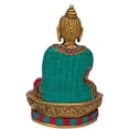 thumbnail image 3 of ARTVARKO Brass Buddha Vitarka Statue Multicolor Sculpture Idol for Home Decor Vastu Feng Shui Religious Gift Good Luck Idol Table Showpiece 7 Inches, 3 of 6