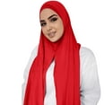 thumbnail image 2 of Lroveb Scarf for Women Muslim Head Scarf Solid Color Long Wrap Scarves Cotton Fashion Scarves, 2 of 4