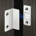 thumbnail image 3 of Cabinet Magnetic Catch L-Shaped, Ultra Thin Cabinet Door Magnetic Catch, Magnetic Sliding Door Wardrobe Door Magnetic Strip Patch Absorber, for Drawer Magnets Adhesive Cabinet Latch, 3 of 7