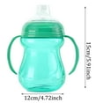 thumbnail image 3 of Children'S Straw Cup B, 240 ml Wide Caliber Pp, Home and Kitchen, 1Pc Plastic Milk Bottle, By Relocy, 3 of 5