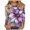 Multicolor, variant on Tnhcen Women's Fall Fashion Floral Print 3/4 Sleeve Loose Round Neck T-Shirts - Casual Daily Oversized Tops Stretchy S-3XL