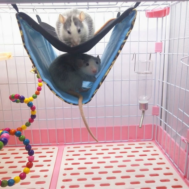 pet Hammocks Hanging Bed Nest Hamster Hammock Double Layer Breathable