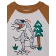 thumbnail image 2 of Garanimals Toddler Boys Short Sleeve Raglan Tee, Sizes 18M-5T, 2 of 3