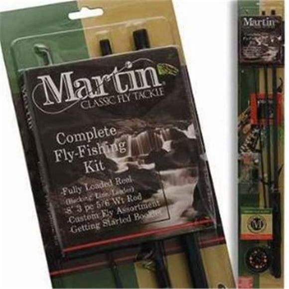 Zebco - Bobine Combo MB56PC Martin Fly avec Ligne Rod-Tackle