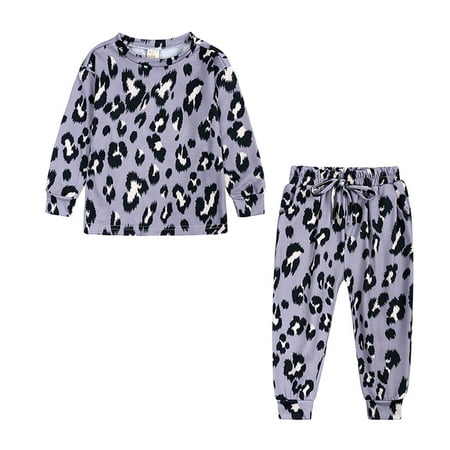

BadyminCSL Newborn Child Clothes Autumn Winter Girls Tie-dye Top Pants Outfit Suit Infant Clothing Set