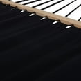 thumbnail image 4 of Deko Living Outdoor Cedar Wood Hammock with Black Textilene Fabric, 4 of 11